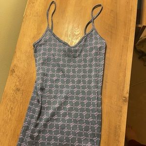 Urban Outfitters Blue Patterned Minidress